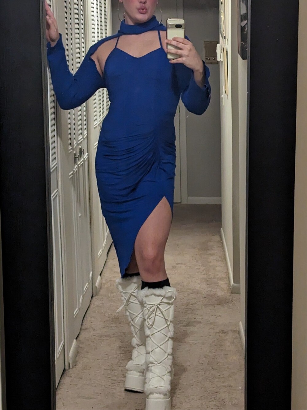Ruched Evening Dress